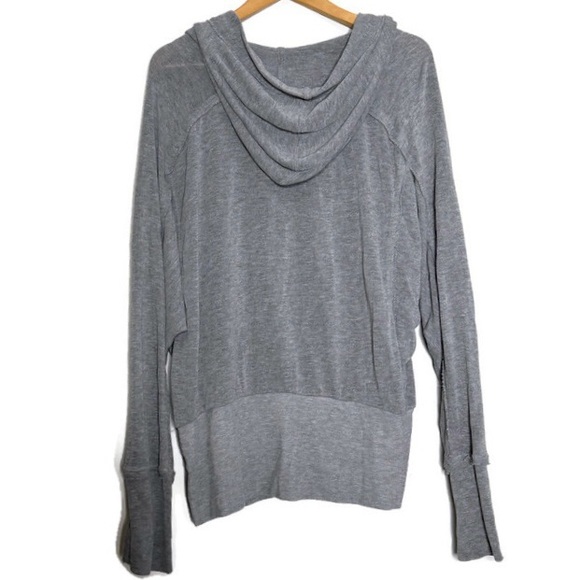 Free People Gray Hoodie Sweatshirt - Picture 3 of 8